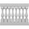 Ekena Millwork Fiberthane Legacy Balustrade Railing Kit, Style D (6 1/4" On-Center Spacing to Pass 4" Sphere Code) BALK40X048LGD - alternate 1